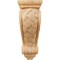 Ekena Millwork 5"W x 7"D x 14"H Large Basket Weave Corbel, Red Oak CORW05X07X14BWRO - alternate 3
